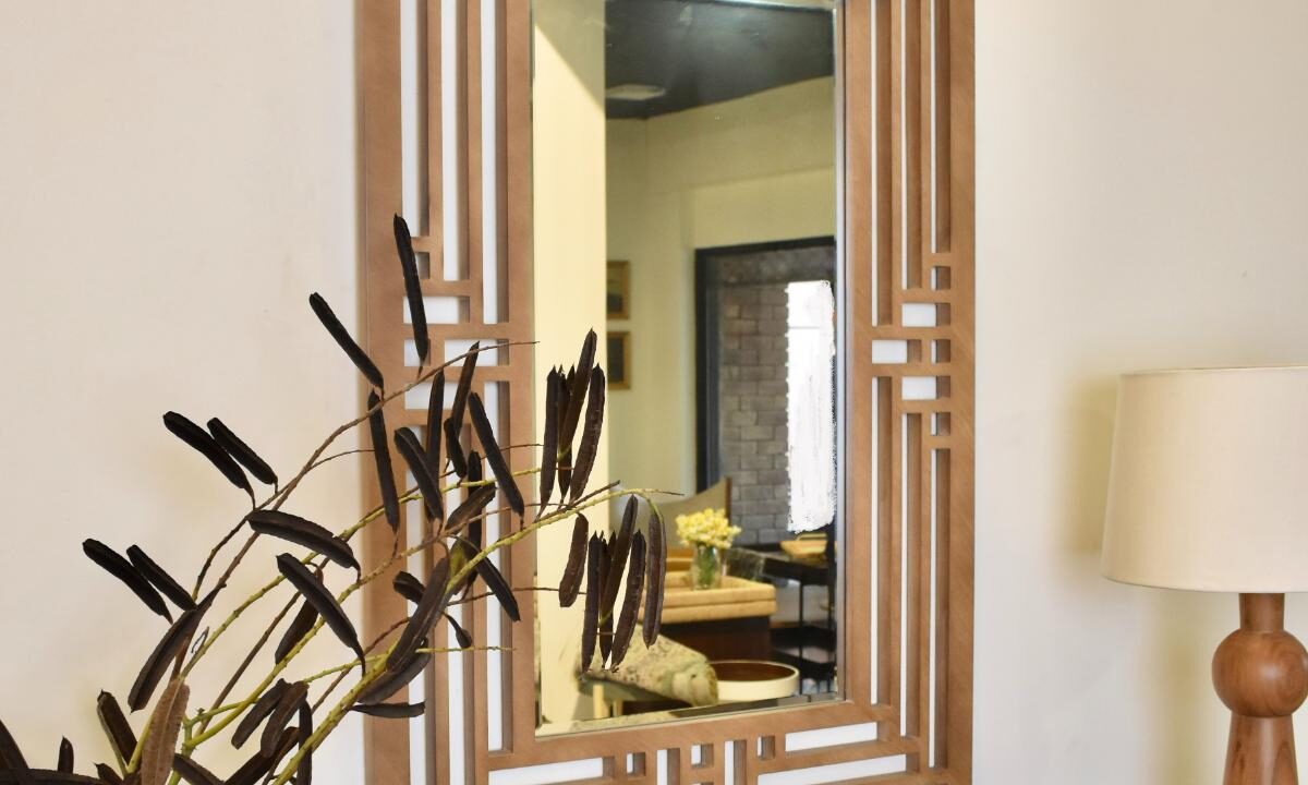 custom wood mirror frame